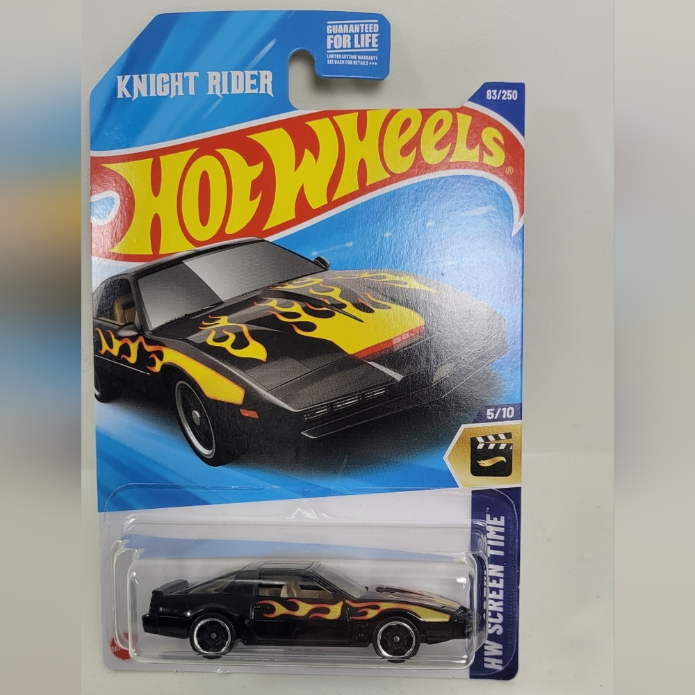 2025 Hot Wheels Knight Rider KITT 83/250 HW Screen Time Series 5/10 1:64 Diecast